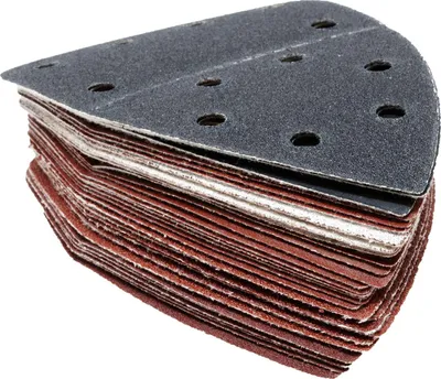 Produktbild von Parkside Multischleifer PMS 160 A1 Schleifblätter, 30er Set für Holz, Stein & Lack