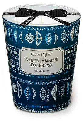 Produktbild von Solidchoice – Duftkerze "Weiße Jasminblüte und Tuberose" in Glas, Brenndauer: 40 Stunden