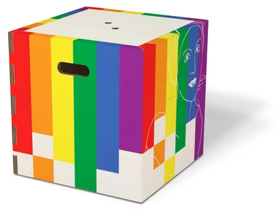 Zitzak Musikbox Bluetooth 40 cm Regenbogen