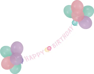Produktbild von Riethmueller|amscan Deko-Set Happy Birthday Pastel