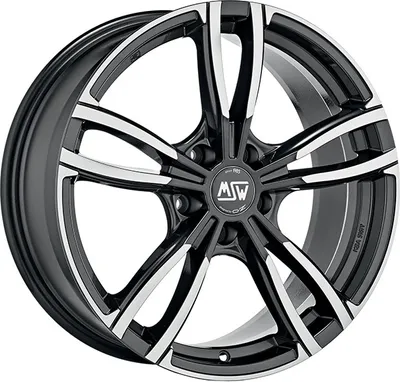 Produktbild von Alufelge Msw Msw 73 8X18 5X120 Et 29 Gloss Dark Grey Full Polished