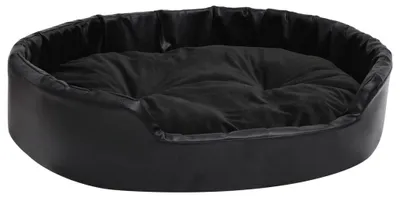Obrázok produktu pre vidaXL Pelech pre psov čierny 90x79x20 cm Plyš a umelá koža