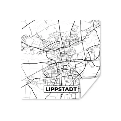 Produktbild von MuchoWow® Poster Karte - Lippstadt - Karte - Stadtplan 50x50 cm - Wohnzimmerdekoration