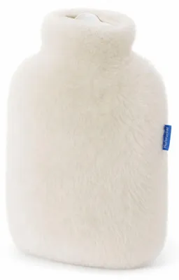 Produktbild von Hofbrucker Wärmflasche Lammfell Weiß 2 Liter