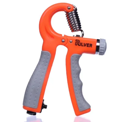 Produktbild von Pulver Handtrainer Unterarmtrainer 10–60 kg | Edelstahl Grifftrainer & Fingerhantel | Verstellbarer Griffkraft Trainer für Fitness & Rehabilitation