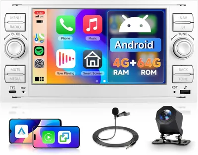 Obrázok produktu pre Android autorádio – multimediálne zariadenie do auta – navigačný systém – rádio s CarPlay – rádio s Bluetooth