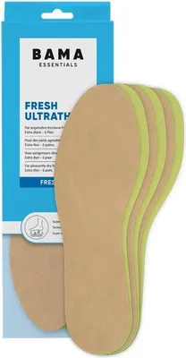 Produktbild von Erfrischende Anti-Schweiß-Schuheinlagen - Bama Fresh Ultrathin - 3 Paar - Größe 41/42 EUR