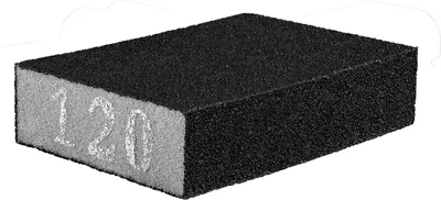 Zdjęcie produktu dla GRAPHITE Gąbka ścierna 70 x 25 x 100 mm, K120