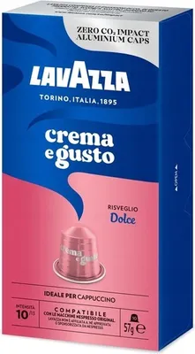Produktbild von Lavazza Kapseln für Nespresso, Crema e Gusto Dolce, 10 Stück.