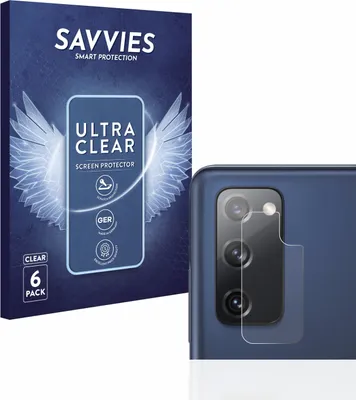 Produktbild von 6x Für Samsung Galaxy S20 FE 5G (NUR Kameraschutz) Schutzfolie Savvies Displayschutz Display Schutz Folie Klar Transparent
