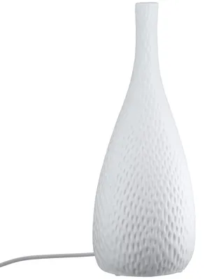 Produktbild von ZAPPO Tischleuchte - weiß - Porzellan - Höhe 27cm x Ø 12cm - Dekolampe