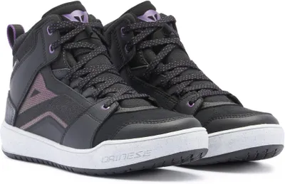 Produktbild von Dainese Suburb D-WP wasserdichte Damen Motorrad Schuhe, schwarz/weiß/lila, 36