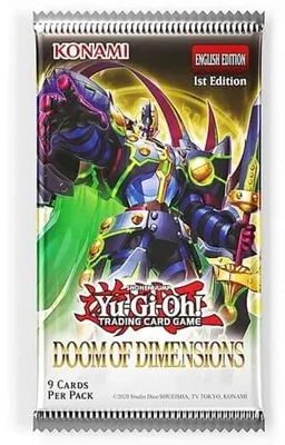 Image de Yu-Gi-Oh! Doom of Dimensions – Pack de Booster (9 Cartes)