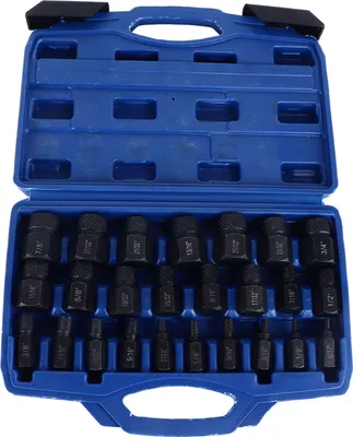 Image de 25Pcs Screw Extractor Set Alloy Steel Multifunctional Manual Screw Remover Tool for Repair Maintenance
