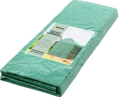 Zdjęcie produktu dla Folia szklarniowa Outsunny 3x2x2m, wodoodporna folia ogrodowa z ochroną UV, folia PE, plandeka do ogrodnictwa, folia szklarniowa do tuneli, folia tunelowa do użytku zewnętrznego, rośliny, zieleń
