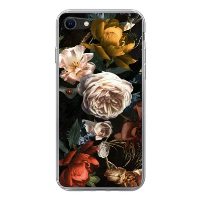 Produktbild von MuchoWow® Handyhülle Schutzhülle Hülle für iPhone 8 Blumen - Natur - Muster Silikon Softcase Handy Hülle - Schutzhaube
