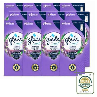 Produktbild von 12 x Glade Touch & Fresh Nachfüller - Lavendel und Aloe - 10 ml - Vorratspackung - 12 Stücke