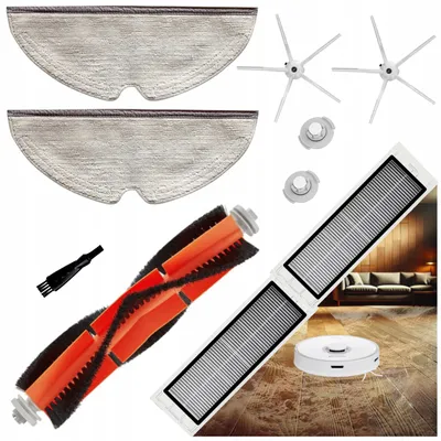 Produktbild von Ersatzteilset für Roborock S5 S6 E35 Max Bürsten Mops Filter 10 Teile