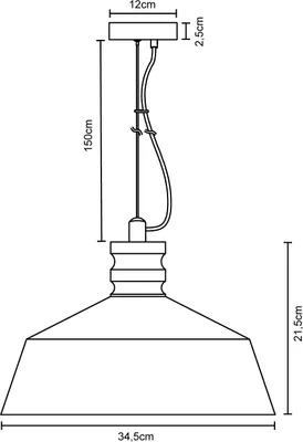 Produktbild von Hängelampe, E27, Lampe Für Wohnzimmer Esszimmer Küche, Höhenverstellbar Farbe Gips-Weiß
