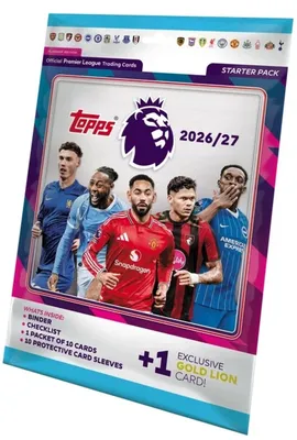 Obrázok produktu pre Topps Premier League Football Cards Starter Pack 2026/27 STARTER SET