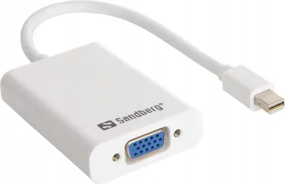 Produktbild von SANDBERG Adapter MiniDP>VGA+Audio weiss