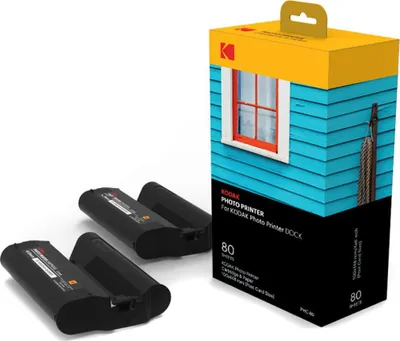 Zdjęcie produktu dla Kodak Printkartusche 80 Blatt Fotopapier 4,0"x6,0" retail