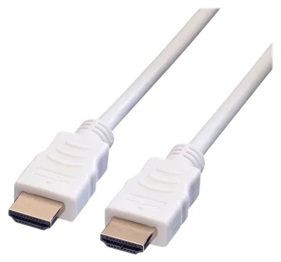 Zdjęcie produktu dla VALUE HDMI High Speed Cable + Ethernet, M/M 10m, 10 m, HDMI Typu A (Standard), HDMI Typu A (Standard), Biały