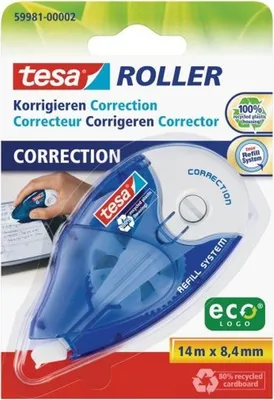 Image de Korrekturtroller ecoLogo 8,4mmx14m (blister) paquet de 5 pièces