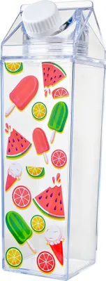 Produktbild von Clayre & Eef Trinkflasche 500 ml Transparant Kunststoff Eis