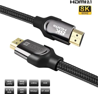Produktbild von 3m HDMI Kabel 2.1 Premium High-end 8K 4K 120HZ U-HD Ultra High-Speed  eACR Full