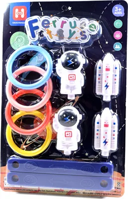 Produktbild von Wurfspiel Ringwurfspiel für Kinder - Geschicklichkeitsspiel für Drinnen & Draußen - Garten Spiel