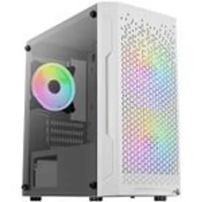 Produktbild von AEROCOOL Trinity Mini-Tower V2, Tempered Glass - weiß