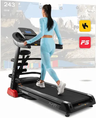 Produktbild von Hop-Sport Laufband für Zuhause HS-4000LB Ultima - elektrisches Laufband mit integriertem Massagegerät, bis zu 20 km/h, 4,0 PS Motor
