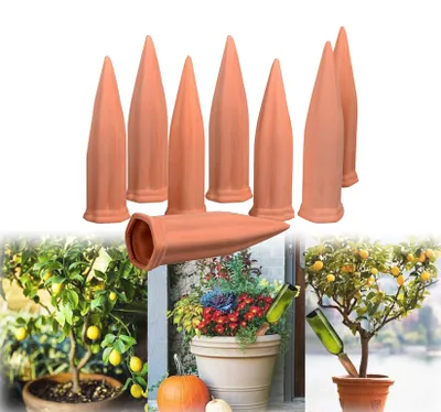 Immagine prodotto di Sistema automatico di irrigazione in Vetroceramica - 8 pezzi di distributori d'acqua con accessori per il giardino