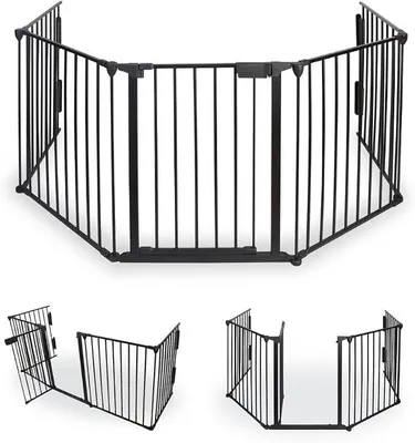 Produktbild von Sicherheitsgitter für Kinder, Baby, Tiere – 3 Meter, 5 Paneele