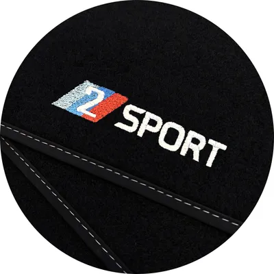 Produktbild von Sport Velour Fußmatten Satz für BMW 2 F46 Gran Tourer (2014-2021) - 4-teilig - Passgenau