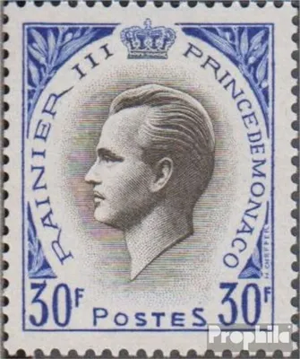 Produktbild von Briefmarken Monaco 1955 Mi 511 postfrisch Rainer III.