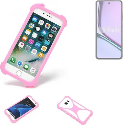 Produktbild von K-S-Trade Handy Hülle kompatibel mit Realme 12 Lite Schutz Hülle Bumper Silikon Schutz Hülle Cover Case Silikoncase Silikonbumper TPU Softcase