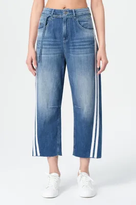 Produktbild von M.O.D Miracle of Denim Carrie Barrel Fit Jeans Damen Dison Blue