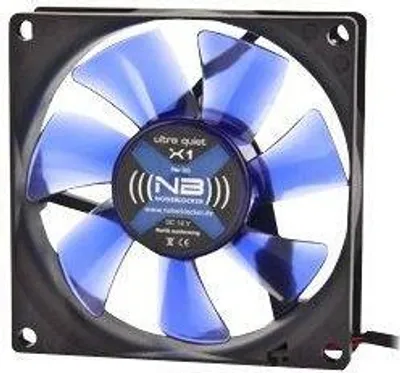 Immagine prodotto di Ventilatore Noiseblocker 80*80 NeroSilentFan X1