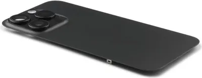 Produktbild von Original Pulled Akkudeckel Backcover Inkl. Kameralinse & Wireless Charging Schwarz für iPhone 15 Pro & Werkzeug