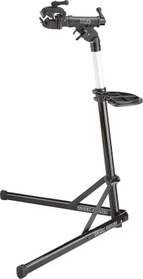 Produktbild von Famanu Fahrradmontageständer Faltbar - Reparaturständer für Fahrräder mit Tasche - Schwarz/Grau
