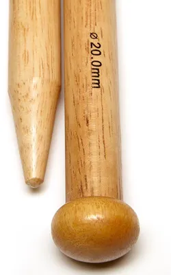 Produktbild von Stricknadel Holz 35 cm / Nr. 20