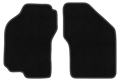 Image de Tapis avant en moquette pour Fiat Bravo 1995-2001 (à hayon) – 2 pièces, noirs, sur mesure – Wielganizator BASIC