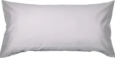 Produktbild von Traumschloss Mako-Satin Kissenbezug 40 x 80 cm platin 100% Mako-Baumwolle, mit Reißverschluss