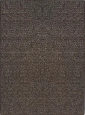 A close-up view of a brown carpet.
