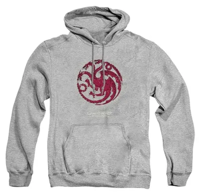 Produktbild von Game of Thrones - "Targaryen Burst" Kapuzenpullover für Herren/Damen Uni TV39001 (S) (Sportliches Heather)