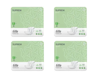 Produktbild von LILLE Suprem Fit Medium Super Plus Slips Windeln 4 x 22 Stück