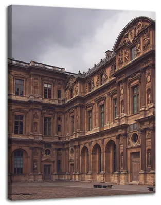 Produktbild von Leinwandgemälde Architektur Paris 30x40 cm