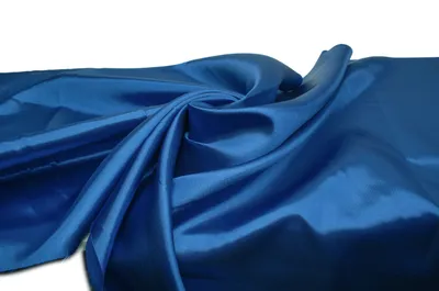 Obrázek produktu pro Satén bez Elastanu, hladký satén s leskem, královská modř, 50 x 150 cm